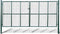 vidaXL - Poort - 415x225 - cm - gegalvaniseerd - staal - zilverkleurig