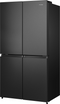 Hisense RQ758N4SAFE - Amerikaanse Koelkast - 609L - No Frost - Zwart RVS