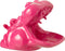 J-Line figuur Nijlpaard Kop - polyresin - roze