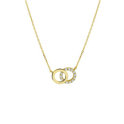 Marie Celeste - Ketting - 14k Geelgoud met zirkonia - 40-44 cm (1 stuk)