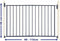 Dreambaby Arizona Extenda - Traphekje 68-112 cm - Extra breed - Zwart