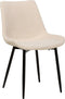 Set van 2 eetkamerstoelen AVILLA Bouclé Beige