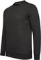 Cappuccino Italia - Heren Sweaters Prato Sweater - Grijs - Maat XXL