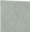 vidaXL - Hoofdbord - met - Diamantontwerp - Lichtgrijs - 200 - cm - Velours
