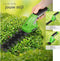tectake® 2-in-1 Accu Heggenschaar - Buxusschaar en Grasschaar - Ergonomische Telescoopsteel met Wielen - 7.2V Accu