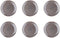 STELLAR Bord - Ø22cm - Betongrijs - 6 stuks