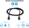 Startech.com TBLT3MM1M - Thunderbolt 3 USB-C kabel 20Gbps - Zwart