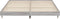 vidaXL - Bedframe - bewerkt - hout - grijs - sonoma - eikenkleurig - 140x200 - cm