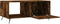 vidaXL - Salontafel - 90x50x40 - cm - bewerkt - hout - gerookt - eikenkleurig