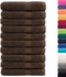 vidaXL - Handdoeken - SOLUND - 10 - st - 600 - g/m² - 100x200 - cm - bruin