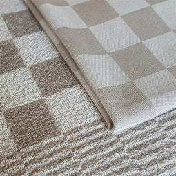 DDDDD Theedoek en Keukendoek Set - 100% Katoen - Taupe (2 stuks)