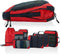 LOONARA Reis Inpak Organizers - Packing Cubes Compressie Set - 7 stuks - Sunset Blaze - Rood