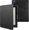 Lunso Geschikt voor Kobo Aura Edition 2 hoes (6 inch) - Leren sleepcover - Zwart