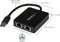 Startech USB32000SPT - USB Ethernet-adapter - Gigabit Ethernet 5000 Mbit/s - Zwart