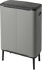 Brabantia Bo Touch Bin Hi Prullenbak - 60 liter - Soft-touch openingssysteem - Mineral Concrete Grey
