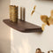 Wandplank Gusta Walnut | 60 cm | Set van 3