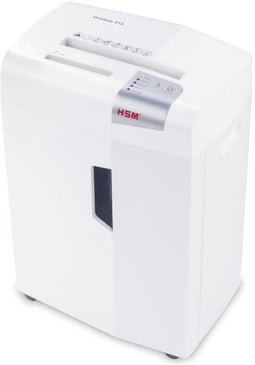 HSM shredstar X13 - Papierversnipperaar - Veiligheidsniveau P-4 - 13 vellen - wit/zilver