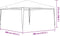 vidaXL - Partytent - professioneel - 90 - g/m² - 4x4 - m - antraciet