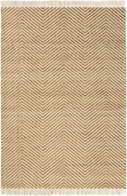 Brink en Campman - Atelier Twill 49206 Vloerkleed - 250x350 - Rechthoek - Laagpolig Tapijt - Modern - Beige, Oranje