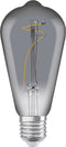 OSRAM vintage 19-6 LED lamp, smoke tint, 3.4W, 1--lm