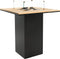 Cosi Fires - Vuurtafel Cosiloft Bartafel Black / Teak - Vuurtafels - Hout - Zwart