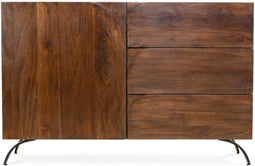 Liviza Dressoir Arcos - Teak - Rechthoek Bruin - 89 cm , 46 cm , 133 cm