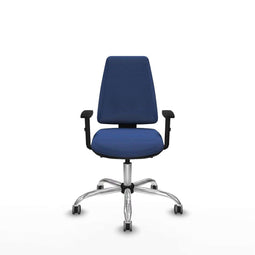 Piqueras y Crespo B1D056G - Bureaustoel - Verstelbare hoogte met armleuning - Marineblauw