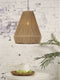 GOOD&MOJO Hanglamp Iguazu - Jute - Ø50cm - Scandinavisch,Bohemian - Hanglampen Eetkamer, Slaapkamer, Woonkamer