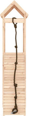 vidaXL - Speelhuis - met - klimwand - massief - grenenhout