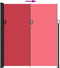 vidaXL - Windscherm - uittrekbaar - 220x300 - cm - rood