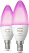 Philips Hue - E14 Kaarslamp - White and Color Ambiance met Bluetooth - (2 stuks)