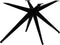 HSM Collection-Tafelonderstel Spider Angle-180x80x72-Zwart-Metaal