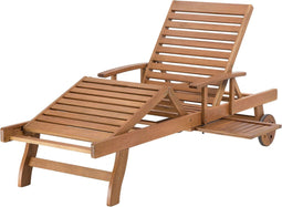 JAVA - Strandstoel - Donkerblauw - Acaciahout