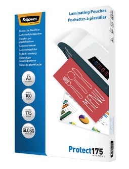 Fellowes lamineerfolie Protect A3, glanzend, 175 micron, 100 stuks