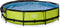 EXIT Lime zwembad ø360x76cm met filterpomp en schaduwdoek - groen