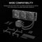 Corsair Nautilus 360 RS - CPU-vloeistofkoeler - 360mm radiator - 3x 120mm fans