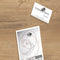 Sigel glasmagneetbord - Artverum - met LED verlichting - 48x48mm - Natural Wood - SI-GL405