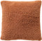 Dutch Decor Sierkussen Cara - Teddy - Terra - 45x45 cm (BxD) - Polyester - Kleur Cork