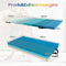 Coast Gymnastiekmat - Opvouwbare 3-Delige Trainingsmat 180 x 120 x 4 cm - Blauw