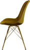 Kick Kuipstoel Velvet Goud - Goud Frame