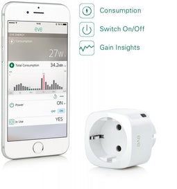 Elgato Eve Energy - Slimme stekker - Energieverbruik - 49mm x 49mm