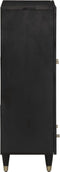 vidaXL - Hoge - kast - 60x33x100 - cm - massief - mangohout