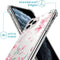 iMoshion iPhone 11 Pro Max - Hoesje met Koord - Verstelbaar Koord - Roze Blossom Watercolor