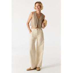 Lulu High Waist Full Length Patch Pocket Pants 27/32