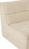 J-Line sofa grid - populierenhout/schuim - beige