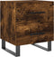 vidaXL - Nachtkastje - 40x35x47,5 - cm - bewerkt - hout - gerookt - eikenkleurig