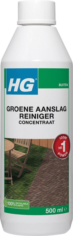 HG - Groene Aanslagreiniger Concentraat - Professionele verwijdering groene aanslag - 500ml