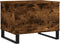 vidaXL - Salontafel - 60x44,5x45 - cm - bewerkt - hout - gerookt - eikenkleurig