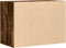 vidaXL - Ladekast - 80x41x58 - cm - bewerkt - hout - gerookt - eikenkleurig