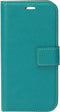 Mobiparts iPhone 13 Pro - Wallet Case - Saffiano motief - Turquoise